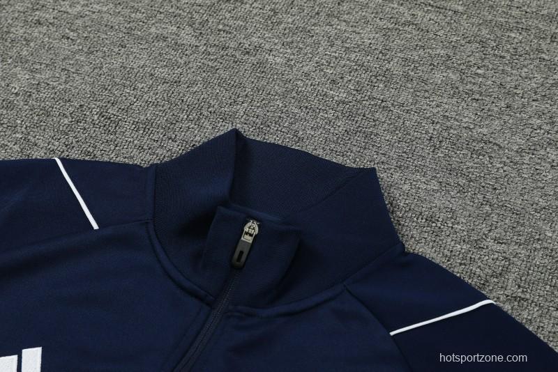 2023 Italy Navy Full Zipper Jacket +Pants