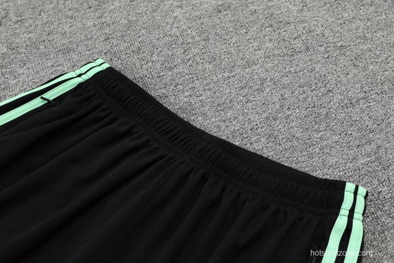 23 24 Real Madrid Green Short Sleeve+Shorts