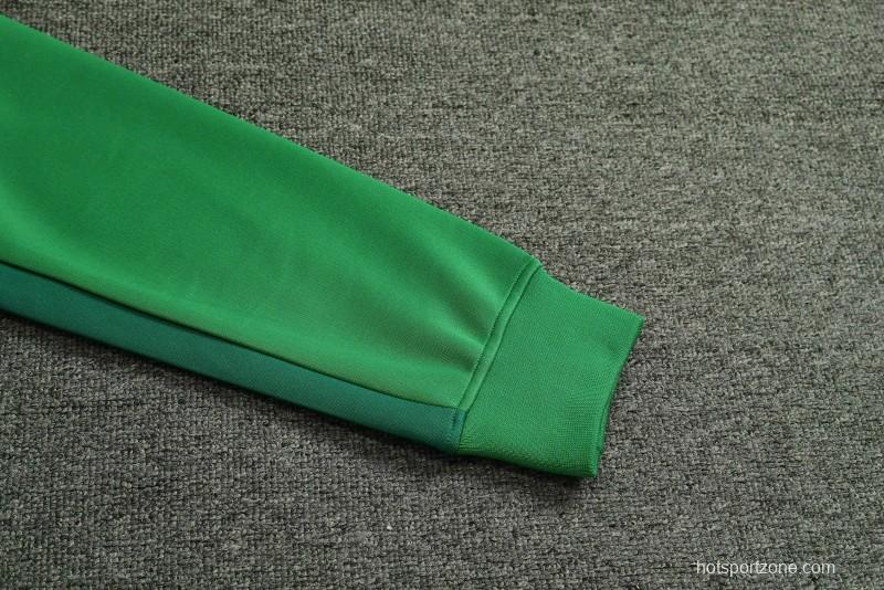 23/24 Nike Green Full Zipper Jacket+ Pants