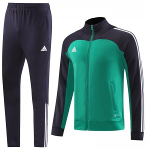 23/24 Adidas Green/Navy Full Zipper +Pants