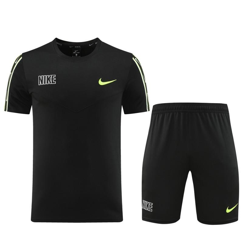 23/24 NIKE Black Short Sleeve Jersey+Pants