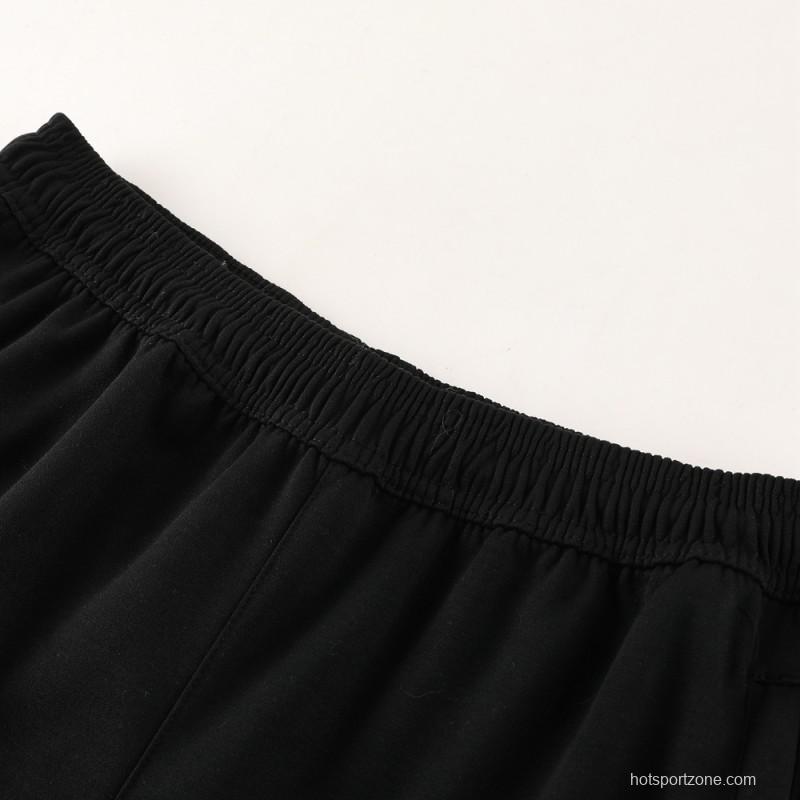 23/24 NIKE Black/Grey Full Zipper Hooide Jacket+Pants