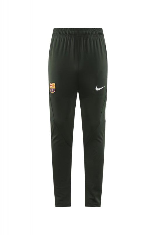 23/24 Barcelona Beige Green Half Zipper Jacket+Pants