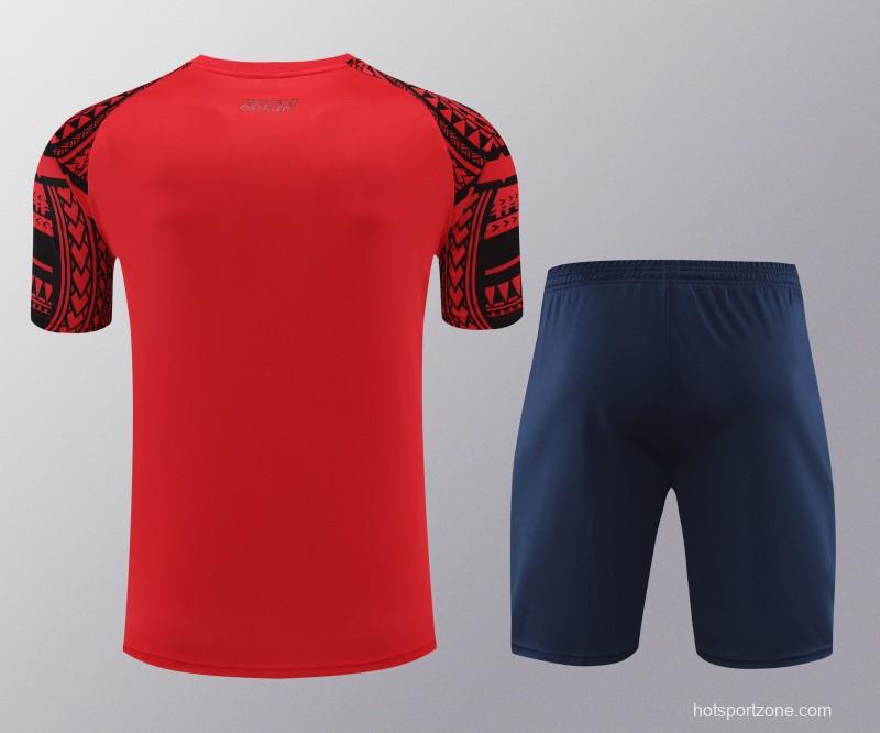 23/24 Napoli Red Short Sleeve Jeresy+Shorts