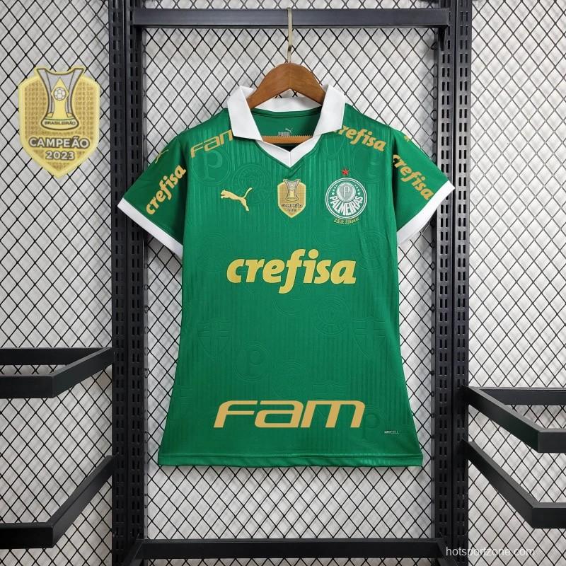 23/24 Woman Palmeiras Home + All Sponsors