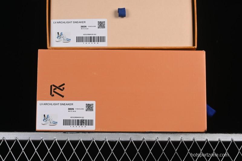 Louis Vuitton Archlight Sneakers with Wave-shaped Sole and Oversized Tongue - MBJ0