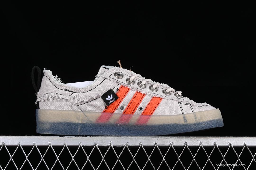 Adidas Song For The Mute x Ad Originals Campus 80s Lifestyle Low-Top Sneakers with Slip-Resistant Sole - ID4818