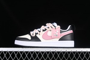 Nike Court Borough Low 2 GS Barbie Pollen Low-Cut Sneakers