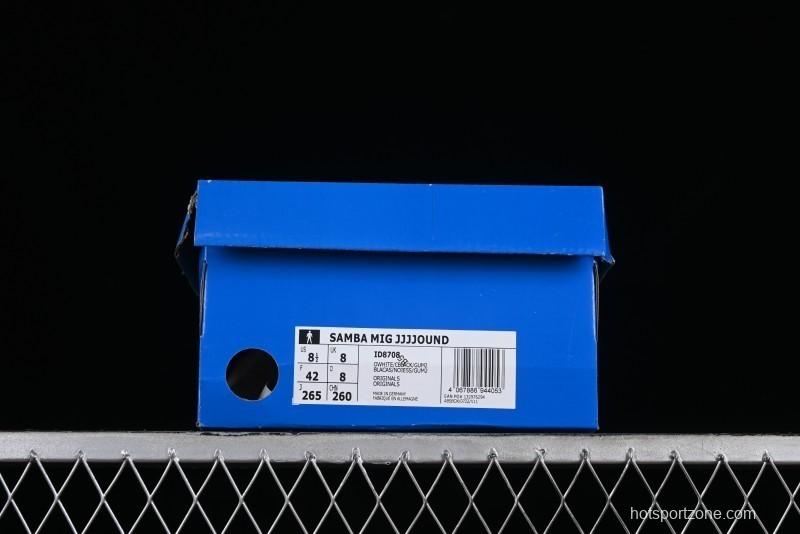 Adidas JJJJound x Samba OG ID8708 Minimalist High-End Collaboration Casual Sneakers