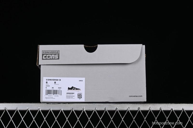 Converse One Star Academy Pro Classic Black & White One Star Retro Casual Skate Shoes - A06426C