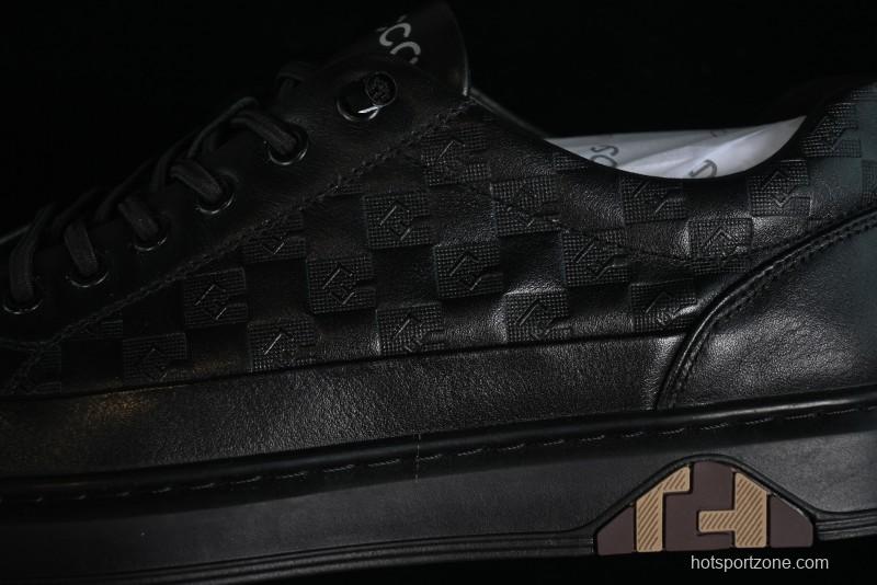 ECCO Soft 7 Classic Slip-On Loafers with Mosaic Pattern - 63231601001