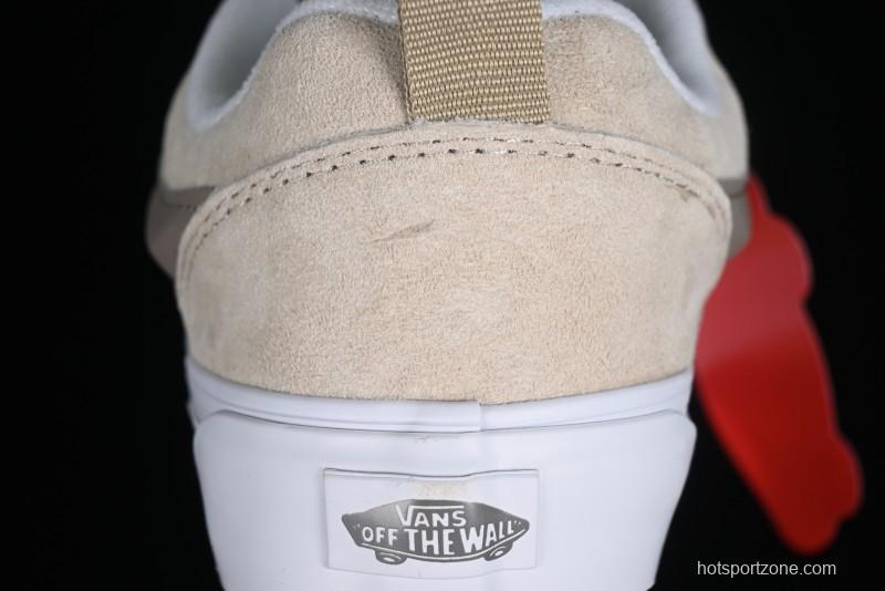 Vans Classics Knu Skool Cream Coffee Chunky Tongue Platform Sneakers - VN0009QCJD8