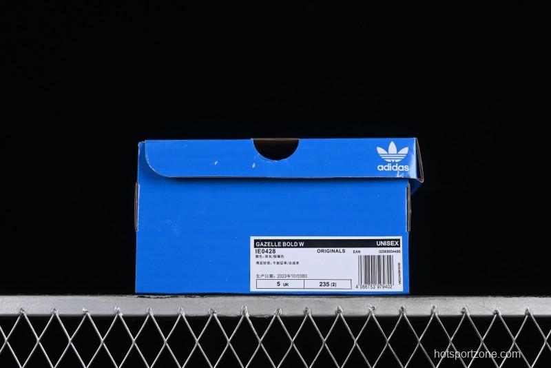 Adidas Originals Gazelle Bold IE0428 Low-Top Sneakers with Thick Sole for Casual Wear Anti-Slip and Durable - IE0428