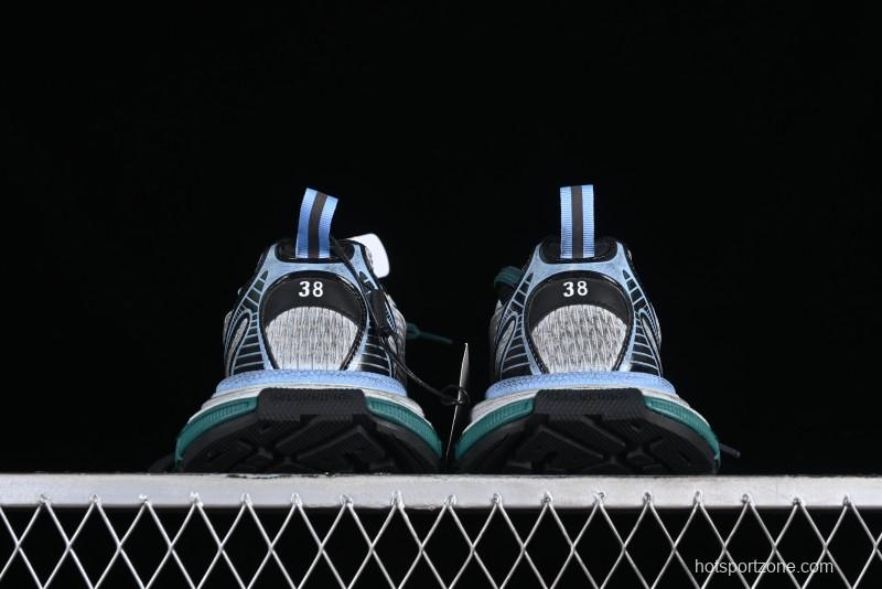 Balenciaga Phantom Sneaker 10th Generation Trend Running Shoes with Transparent Heel Strap - W3XL53124