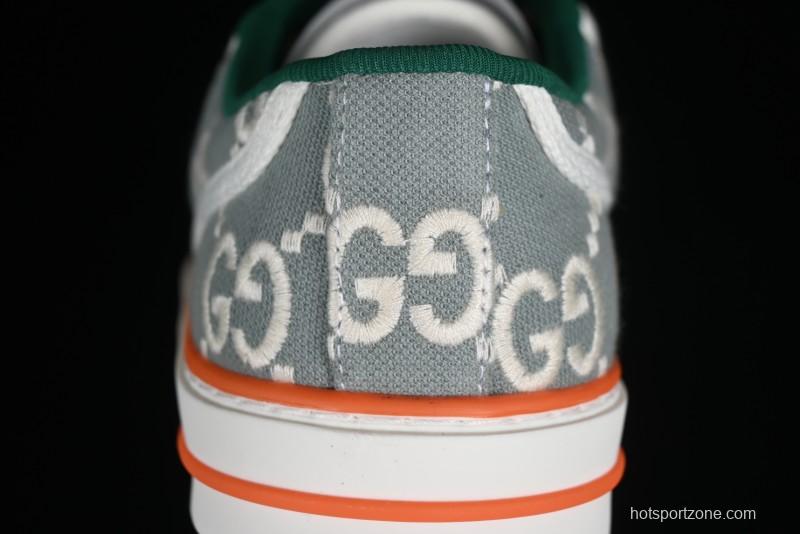 Gucci Tennis 1977 Print Sneaker Retro Casual Canvas Shoes - 02JPO9064