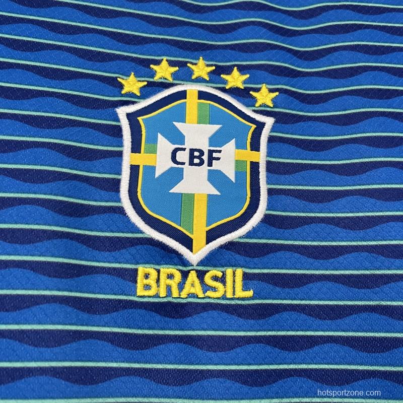 2024 Womens Brazil Away Shirt Jersey