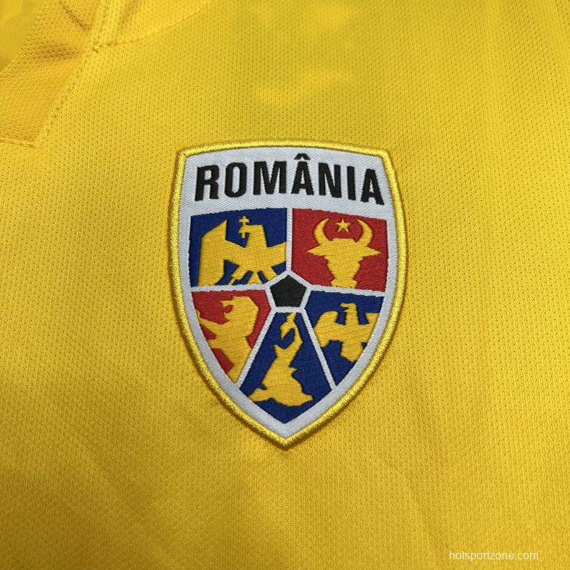 2024 Romania Euro Home Jersey