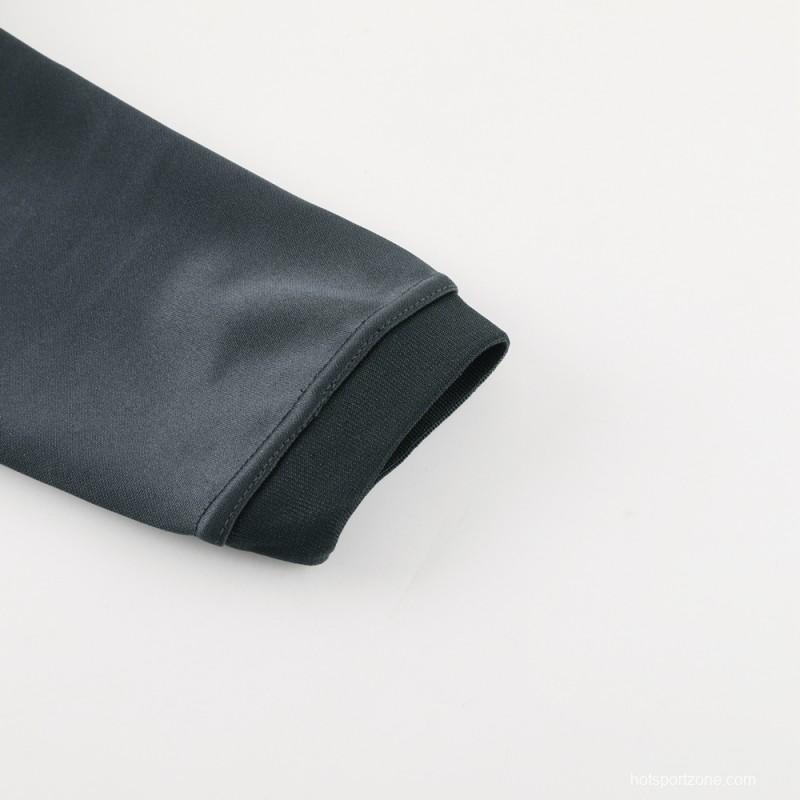 2024 Argentina Black Full Zipper Jacket +Long Pants