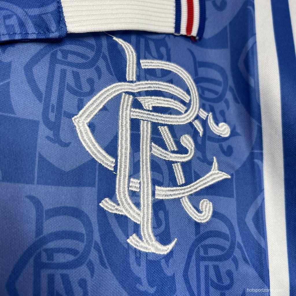 Retro 96/97 Glasgow Rangers Home Jersey