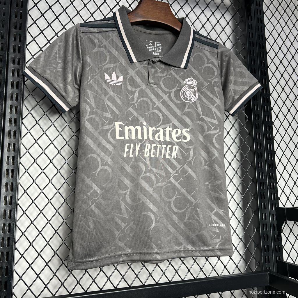 24/25 Kids Real Madrid Third Black Jersey