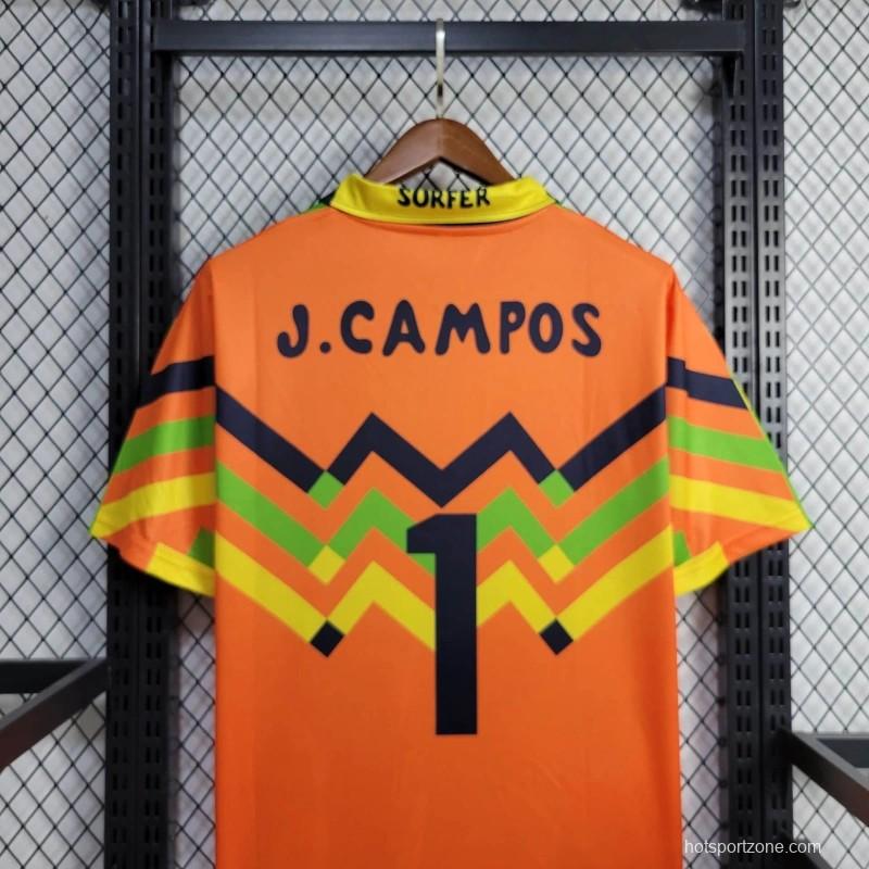 Retro 1994 Mexico Jorge Campos Home Green Goalkeeper