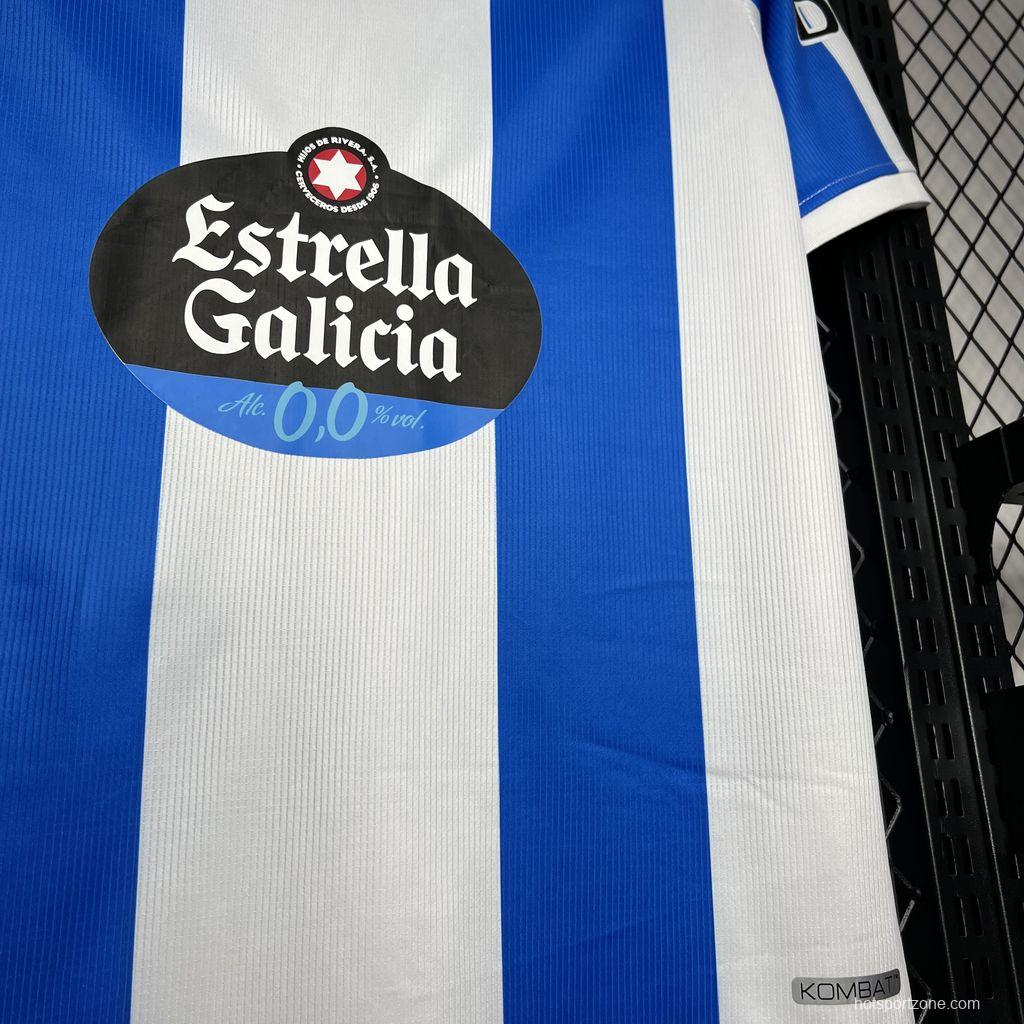 24/25 Deportivo De La Coruna Home Jersey