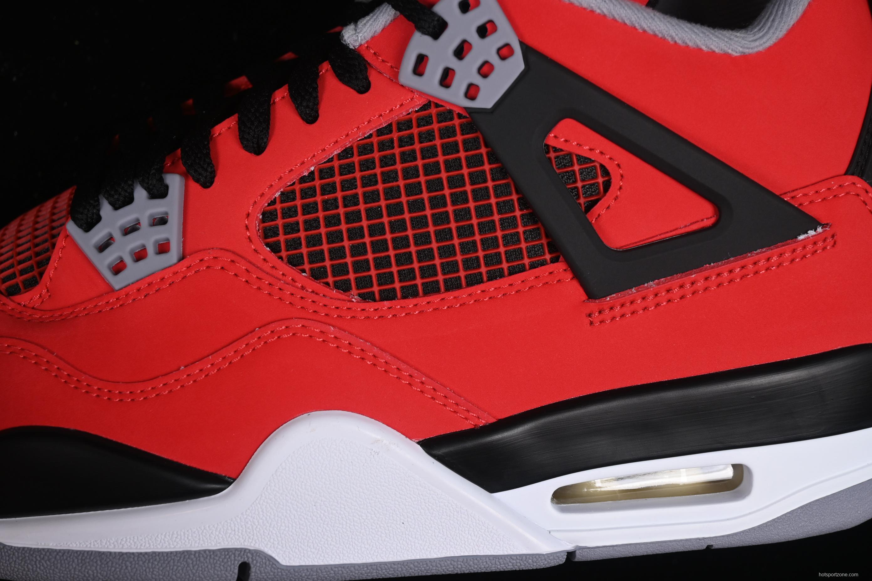 Nike Air Jordan 4 Retro "Toro Bravo" Basketball Shoes - 308497-603