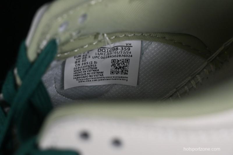 Nike SB Dunk Low UN Collaboration - White Green Swoosh Anniversary Custom Low-Top Casual Skate Shoes - DQ1098-359