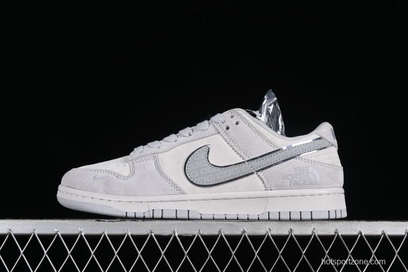 Nike Dunk Low The North Face CDG Collaboration - Light Grey Skateboarding Shoes - DQ1098-338