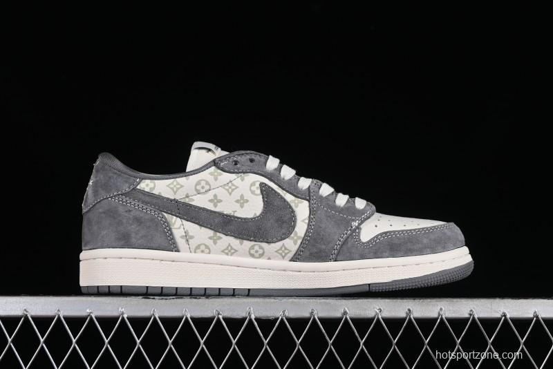 Nike Air Jordan 1 Low OG SP Travis Scott x Fragment Design Collaboration Sneakers - SJ2068-001