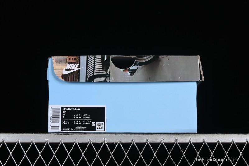 Nike SB Dunk Low Porsche Colorway Low-Top Casual Skateboarding Shoes - MU0232-363