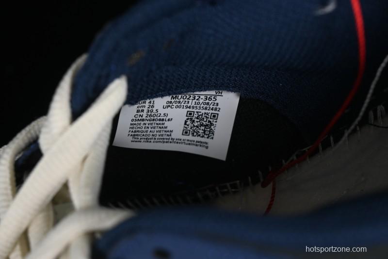 Nike SB Dunk Low Retro White Blue Collaboration Low-Top Casual Skateboarding Shoes - MU0232-365