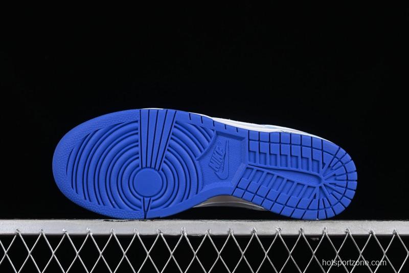Nike Dunk Low Winter is Here Minimalist White Blue SB Lace-Up Low-Top Casual Skate Shoes - DV0831-104