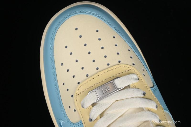 Nike Air Force 1 '07 Low Custom Casual Sneakers with Full-Length Honeycomb Air Cushion - XL2312-555