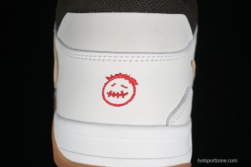 Nike Travis Scott x Jordan Cut The Check AJ1 Basketball Shoes with Velcro Design - FZ8117-100