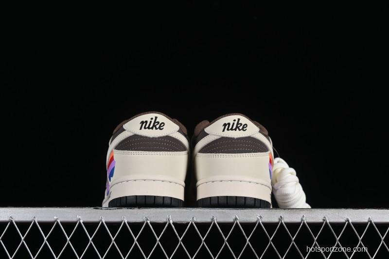 Nike SB Dunk Low Apple Colorway Low-Top Casual Skateboarding Shoes - MU0232-368