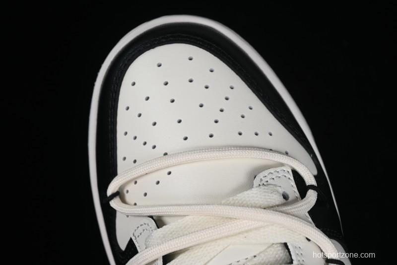 Nike Dunk Retro Saml Panda Mischief Low-Top Casual Sneakers with SB Lace and Retro Black-White Design - DD1391-100