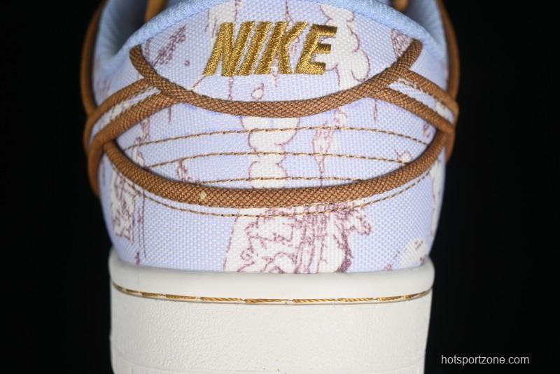 Nike SB Dunk Low Premium "Pastoral Print" Skateboarding Shoes - FN5880-001