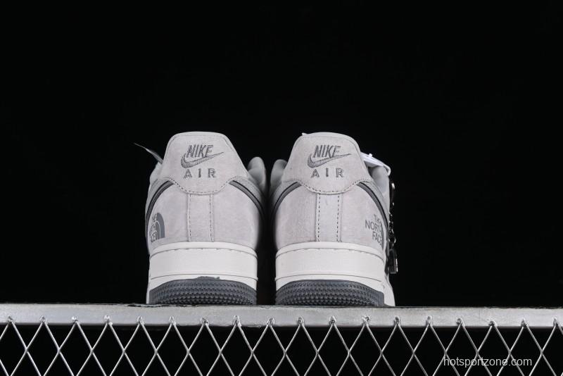 Nike Air Force 1 '07 Low The North Face CDG Collaboration - Light Grey Pigskin Low-Top Casual Sneakers - HD1968-016