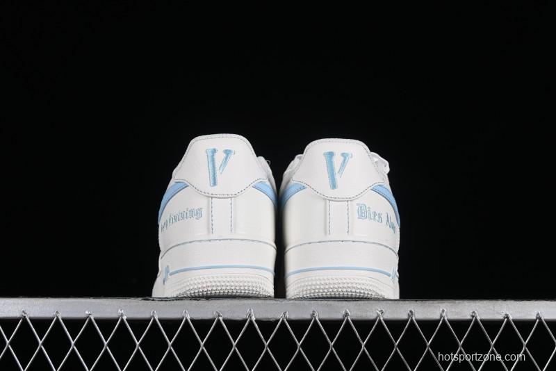 Nike Vlone x Air Force 1 '07 Low Light Bone Casual Sneakers - AA5360-008