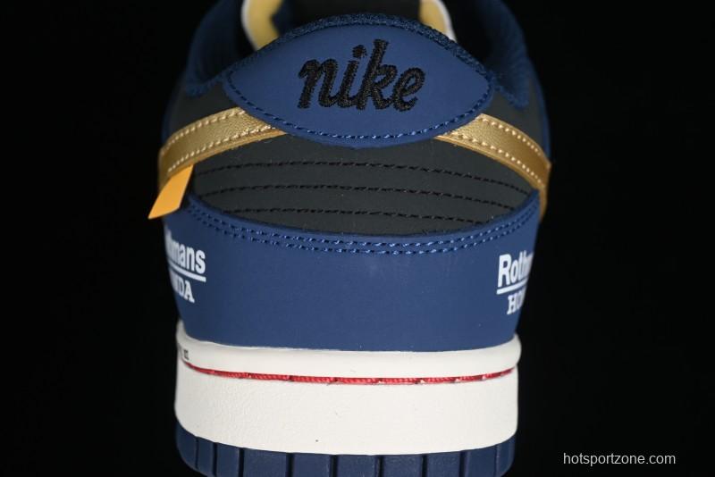 Nike SB Dunk Low Retro White Blue Collaboration Low-Top Casual Skateboarding Shoes - MU0232-365