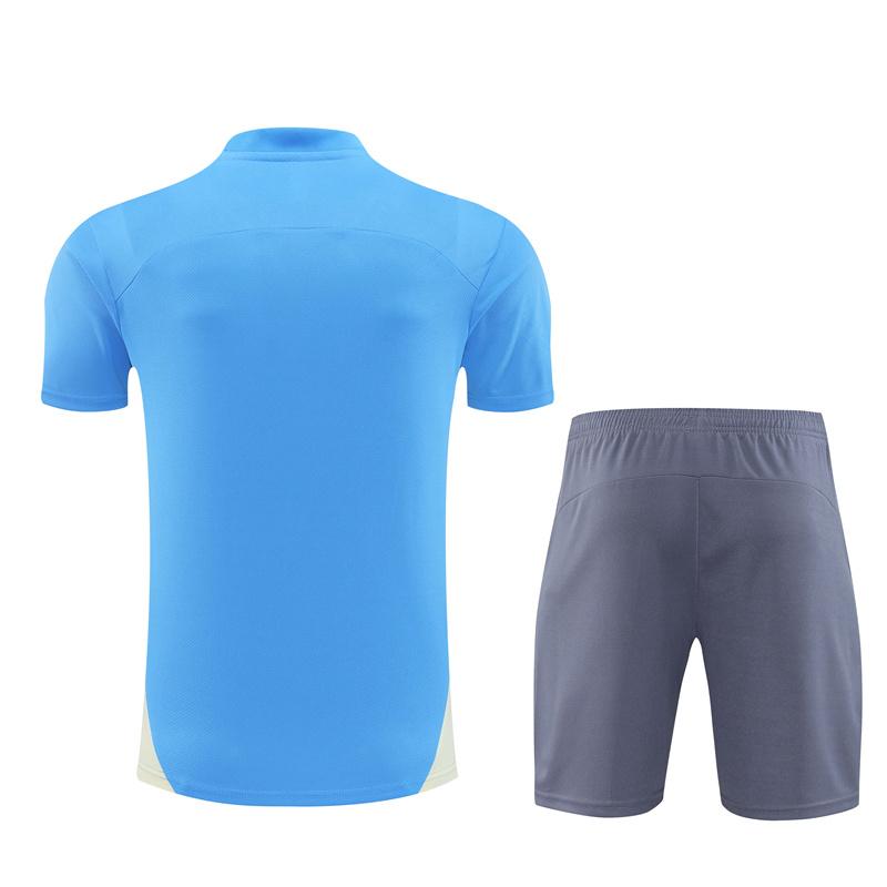 24/25 Manchester City Sky Blue Short Sleeve Jersey+Shorts