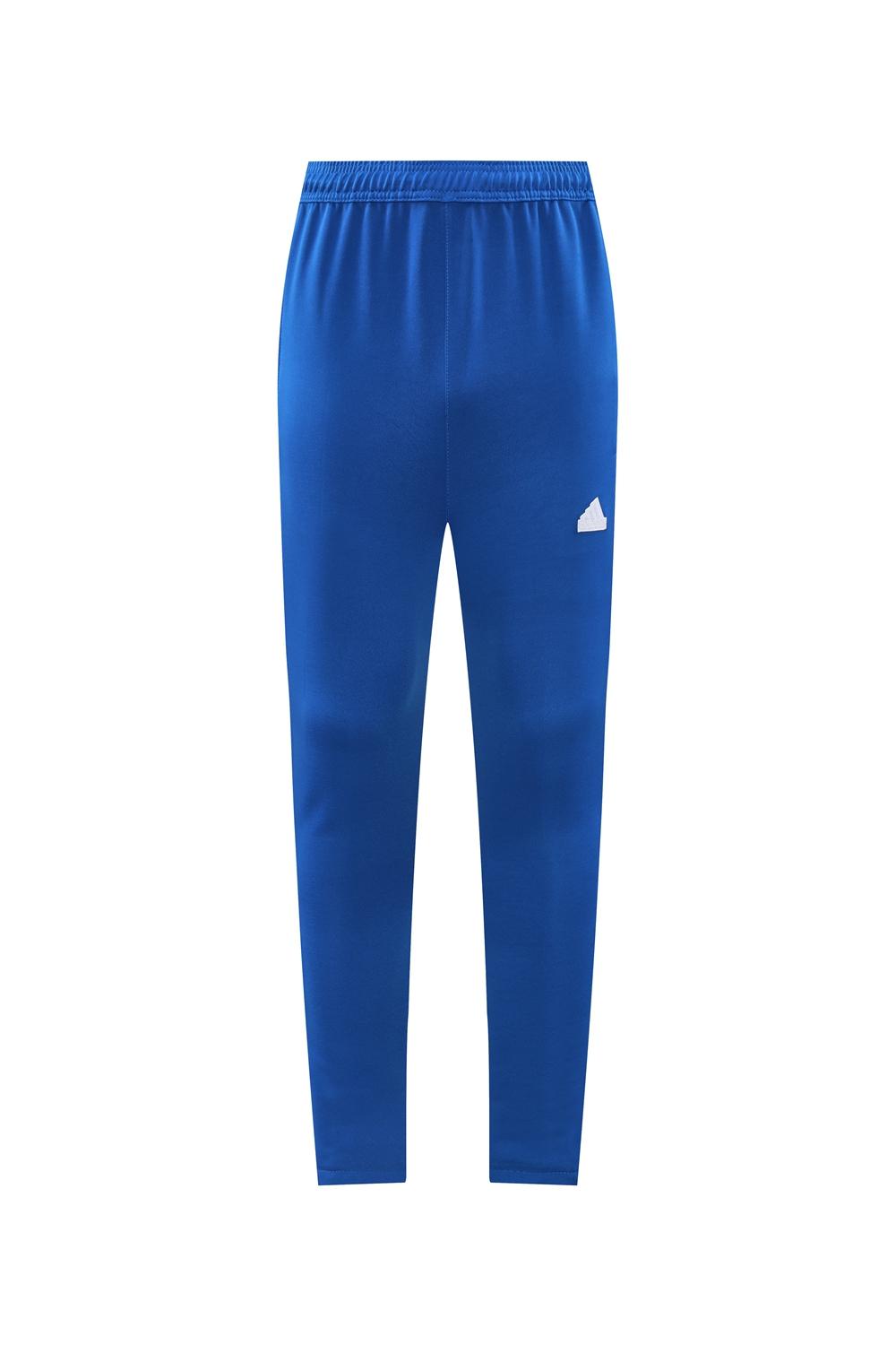 2024 Adidas Blue Full Zipper Jacket +Long Pants