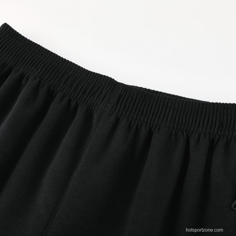 2024 Adidas Black Hoodie Full Zipper Jacket +Long Pants