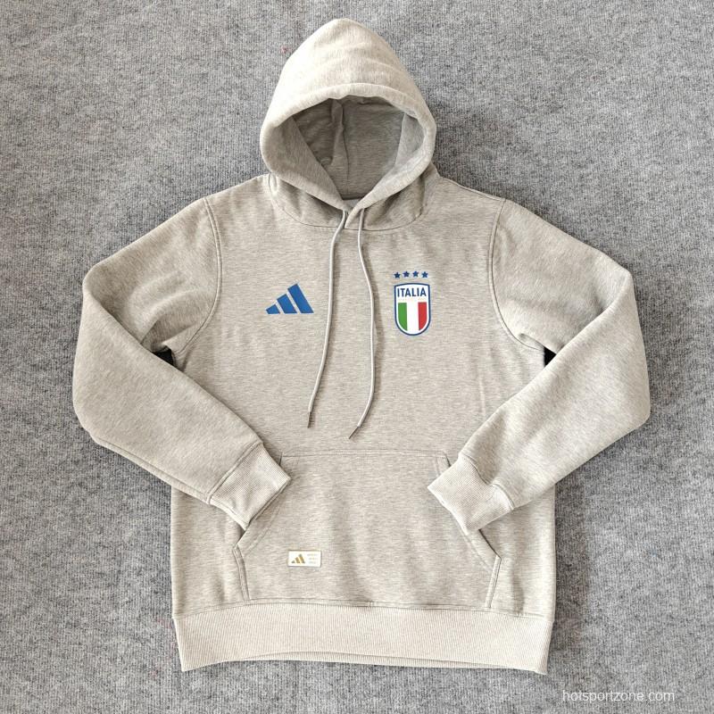 2024 Italy Navy/Red/Black/Beige/Grey Hoodie WIth Black Badge