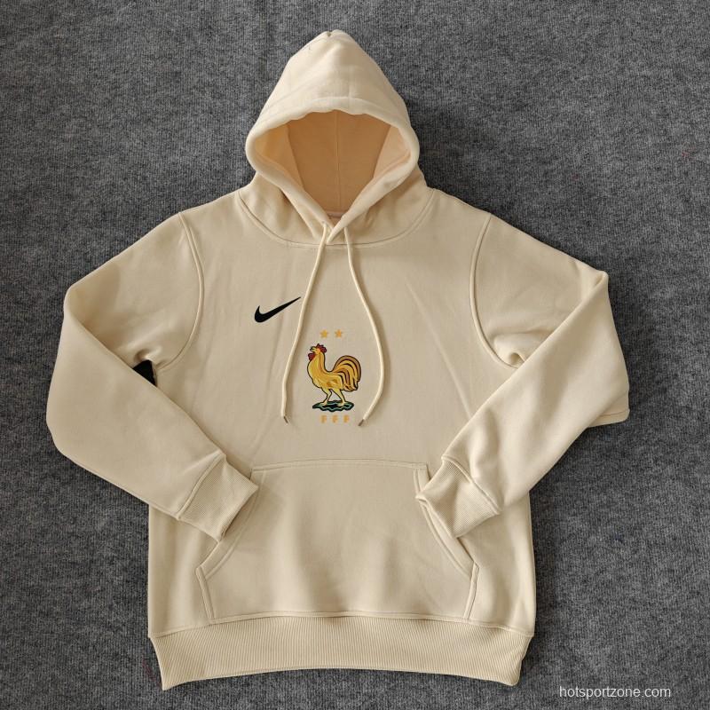 2024 France Navy/Red/Black/Beige/Grey Hoodie WIth Black Badge