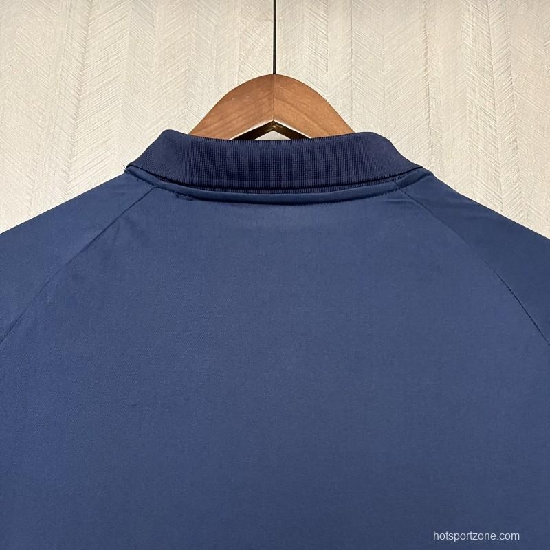 25/26 Flamengo Dark Blue POLO Jersey S-XXXXL