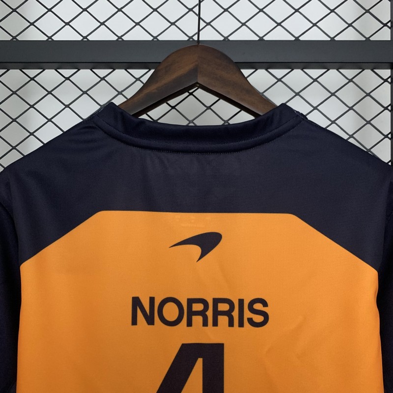 2025 F1 Formula Orange/Black Mclaren Norris T-Shirt
