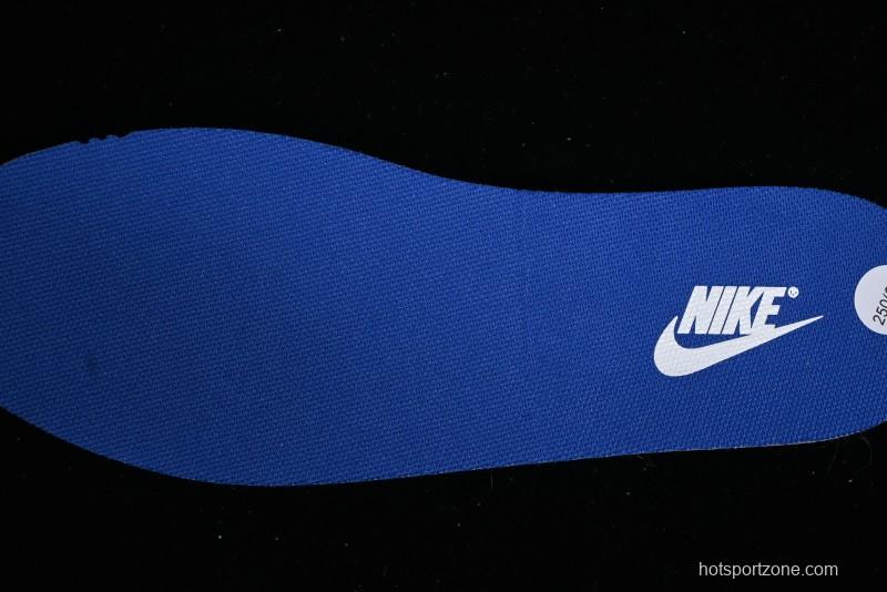 Nike SB Dunk Low Casual Skate Shoes in Black, White, and Blue - FQ8826-100