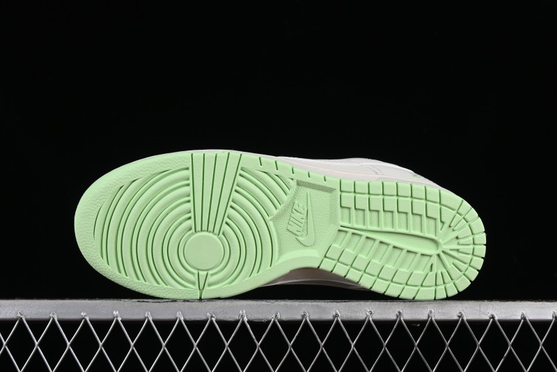 Nike SB Dunk Low LV Collaboration - Double Swoosh Fluorescent Green Anniversary High-End Custom Low-Top Casual Skate Shoes - XX2025-321
